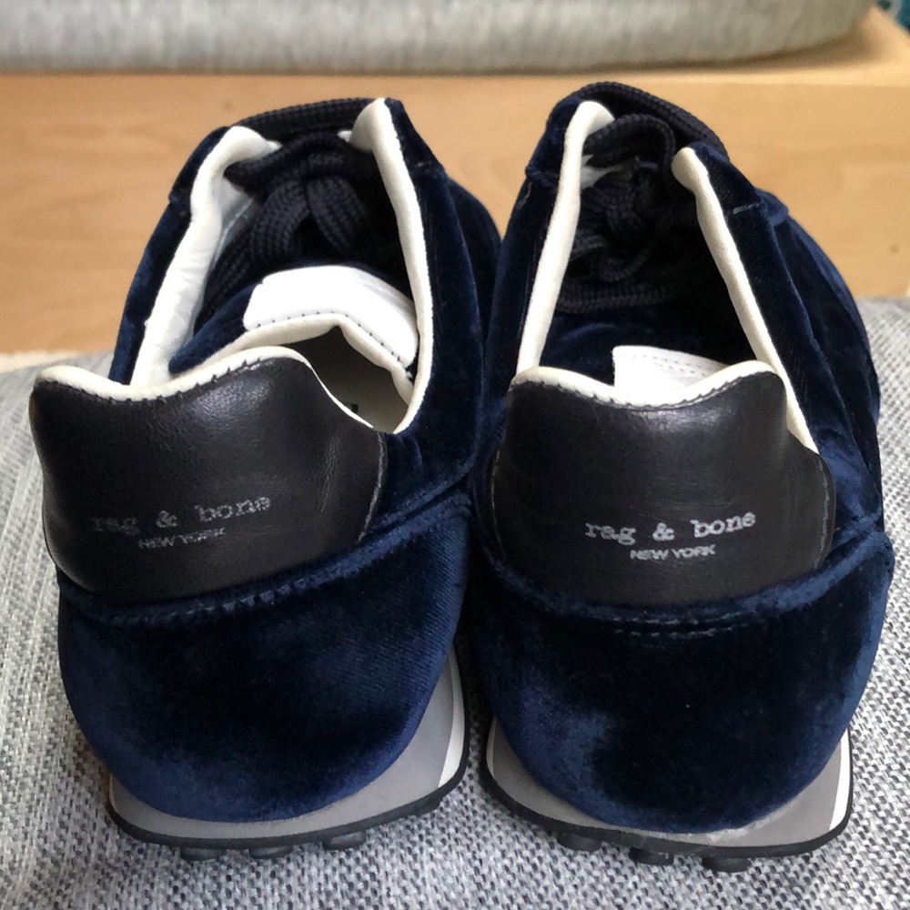 Rag & Bone Plush velvet sneakers, EUC sz 38.5 - Picture 8 of 8